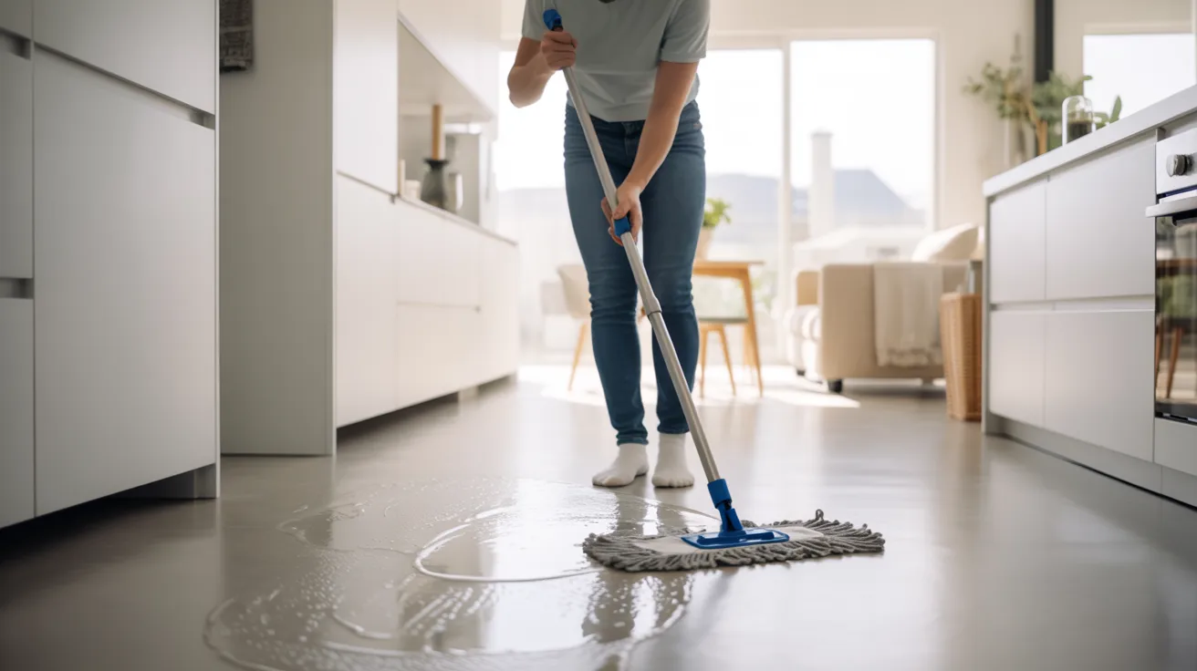 Cleaning and maintaining vinyl and linoleum flooring