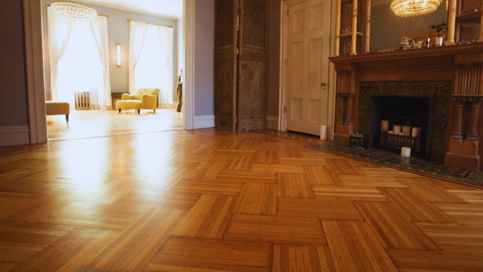 Picturing showing the polyurethane floor.